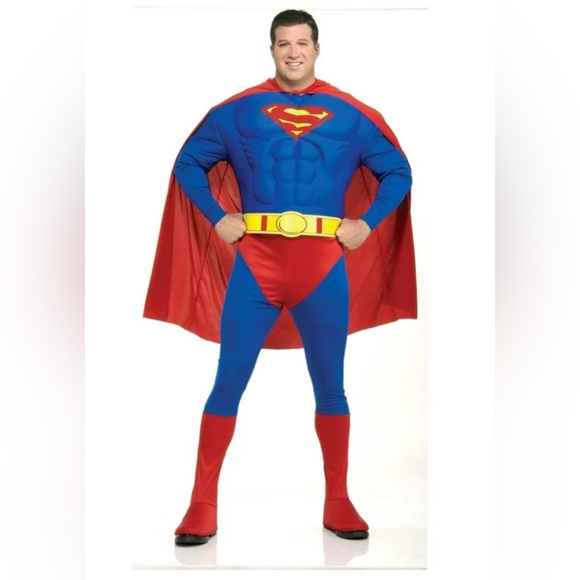 Superman Men’s Costume Size Large - Picture 1 of 17